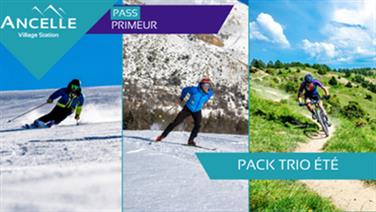 Image pour : SAISON PRIMEUR - PACK ALPIN-NORDIC-ETE (ANCELLE - ALPIN-NORDIC-ETE)