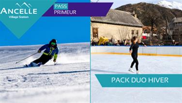 Image pour : SAISON PRIMEUR - PACK ALPIN-PATINOIRE (ANCELLE - ALPIN-PATINOIRE)